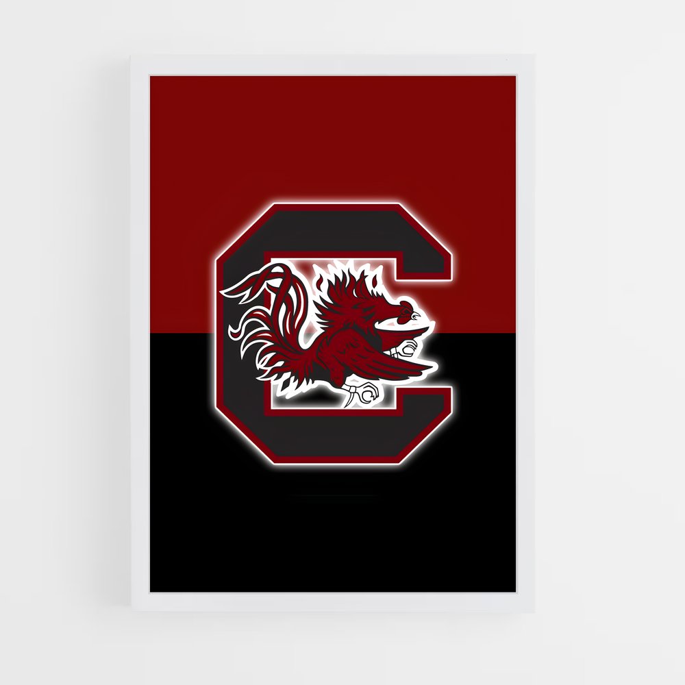 Poster Gamecocks Pride – affiche Baseball (vue 3)